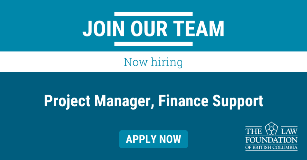 hiring for project manager, finance support