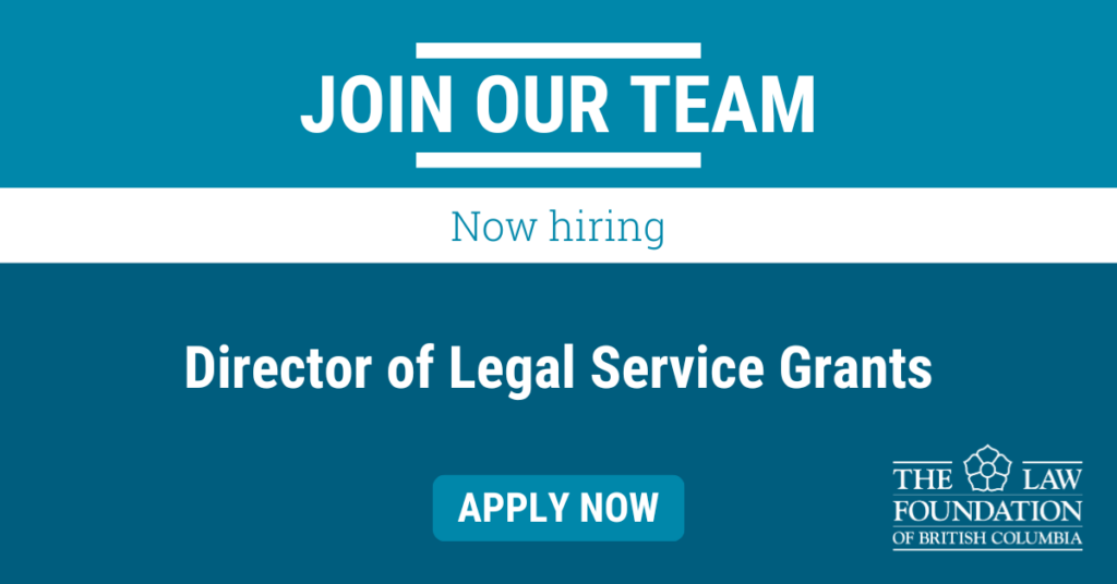 Hiring Director of Legal Service Grants